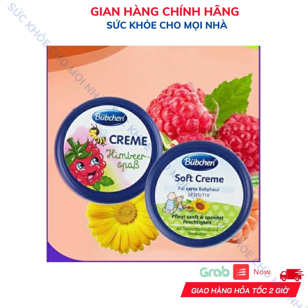 Kem Nẻ Cho Bé Bubchen Creme Đức 20ml Cho Bé Từ Sơ Sinh Dưỡng Ẩm Làn Da Bé