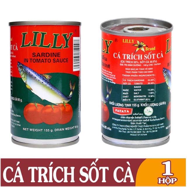 Cá trích sốt cà Lilly