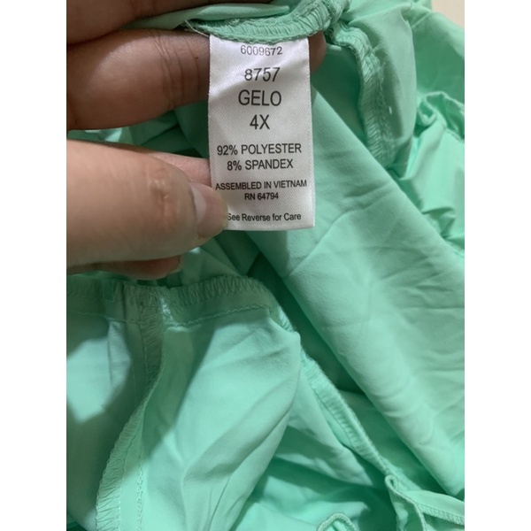 Quần Ống Suông MEDCOUTURE Hàng Xuất Mỹ Chất Vải Xịn Đẹp Xanh Ngọc ( Có Bigsize )