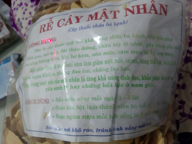 RỄ CÂY MẬT NHÂN 1KG