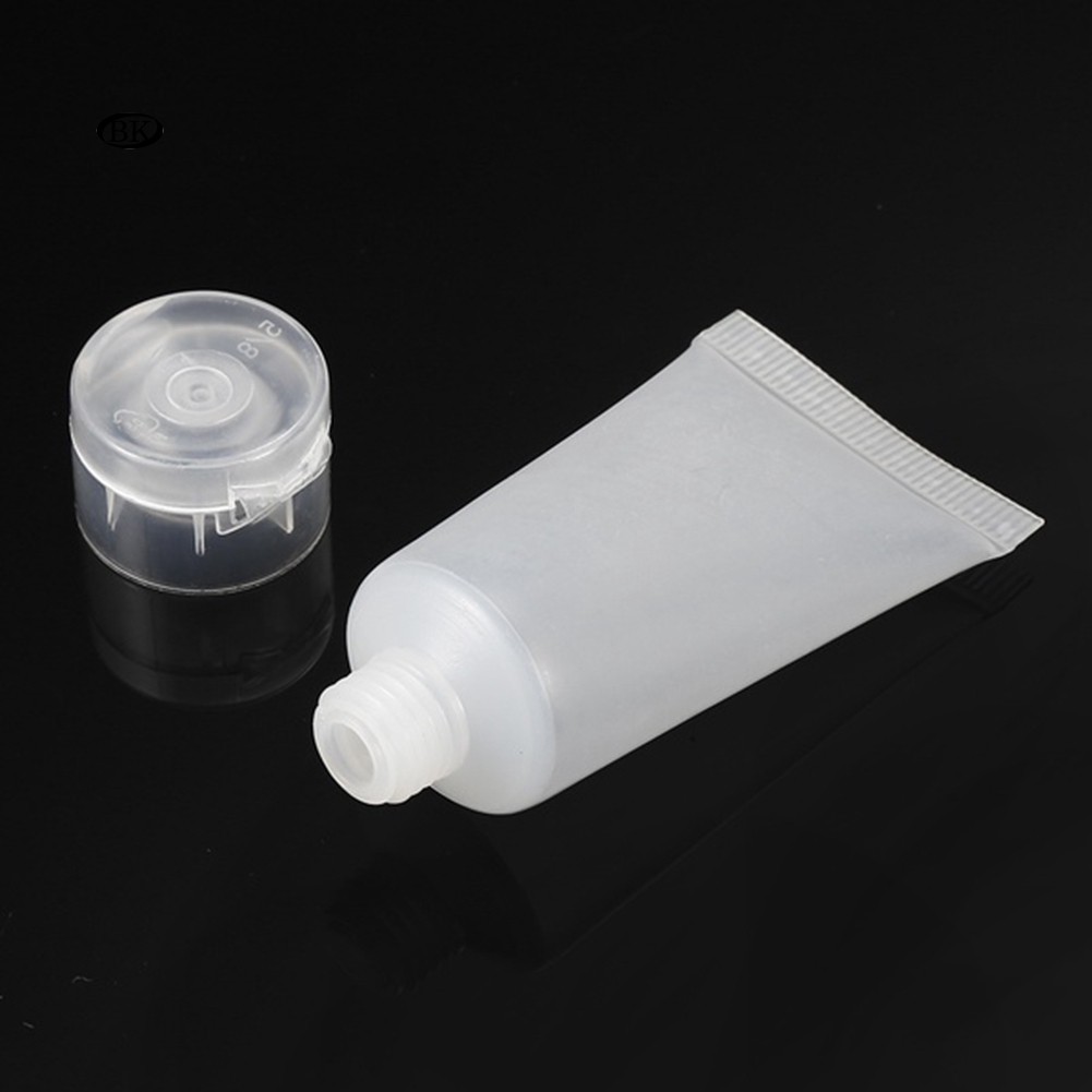 Set 10 Lọ Rỗng 15ml Đựng Mỹ Phẩm / Kem Dưỡng Tiện Dụng Khi Đi Du Lịch