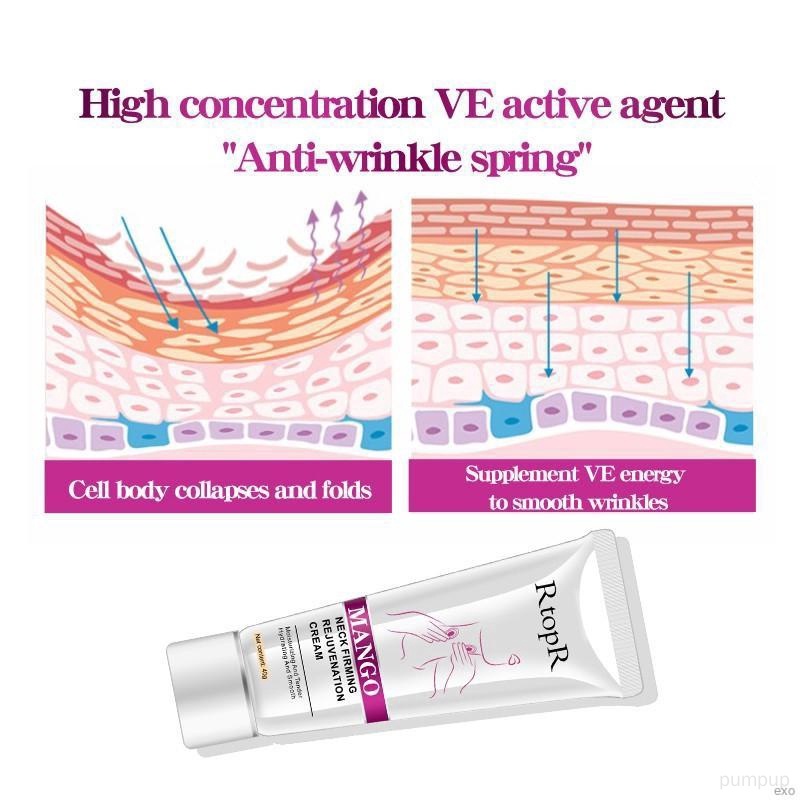 Kem Làm Săn Chắc Trẻ Hóa Da Vùng Cổ Chống Nếp Nhăn RtopR