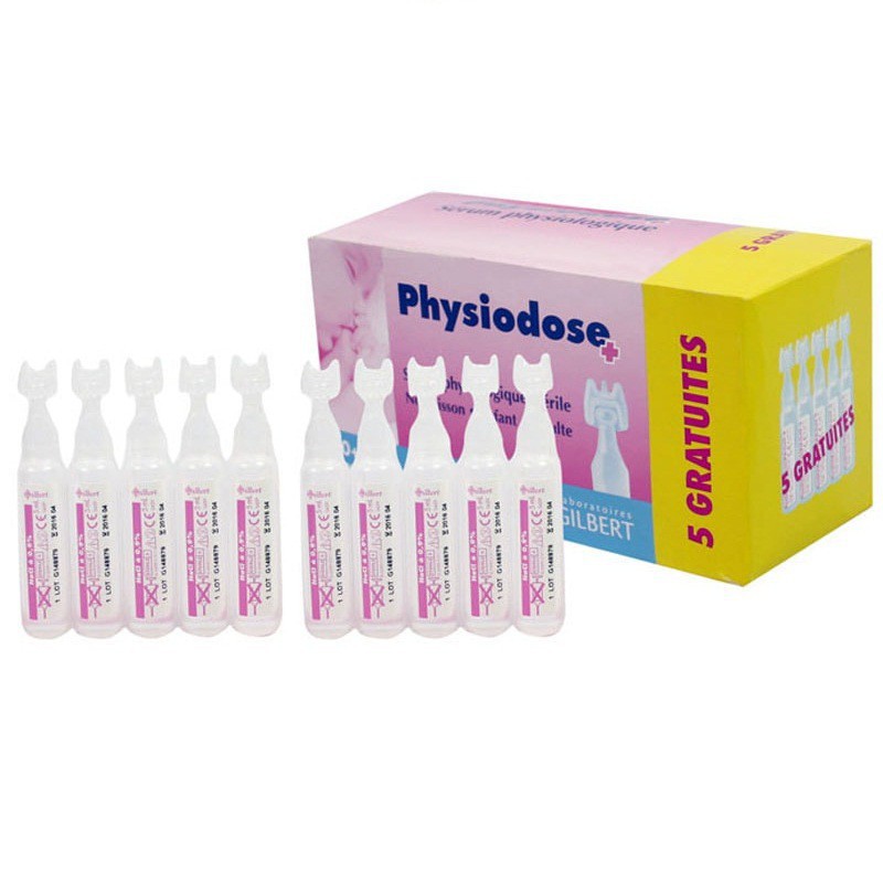 Nước muối sinh lý Gifrer Physiologica 30 ống & 40 ống/5ml (hộp)