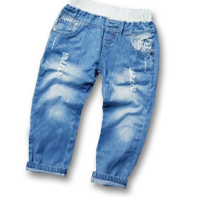 Quần jeans mềm cho bé trai