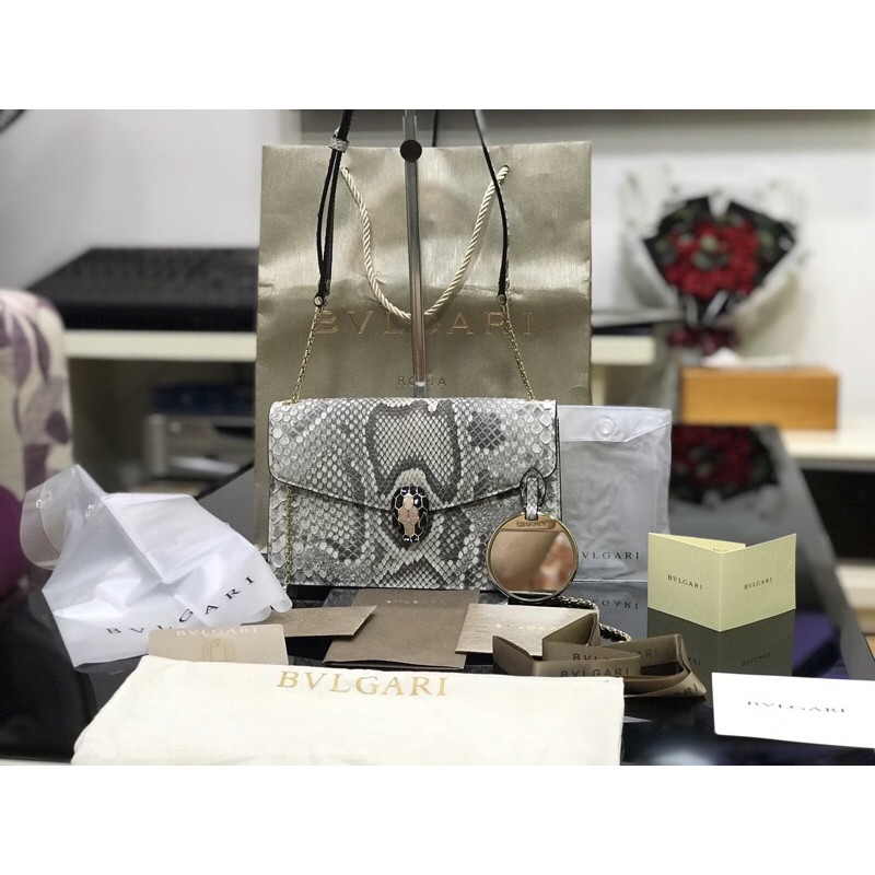 Túi B-VL DA RẮN THẬT