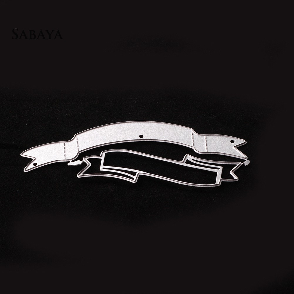 Set 2 khuôn cắt kim loại hình đuôi cá trang trí thiệp mời