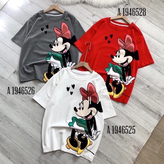 [TOP Chất Lượng] Áo Phông Nữ Mickey Thả Tim Cotton 100%