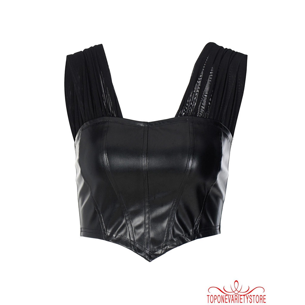 Áo croptop trễ vai màu trơn thời trang quyến rũ cho nữ