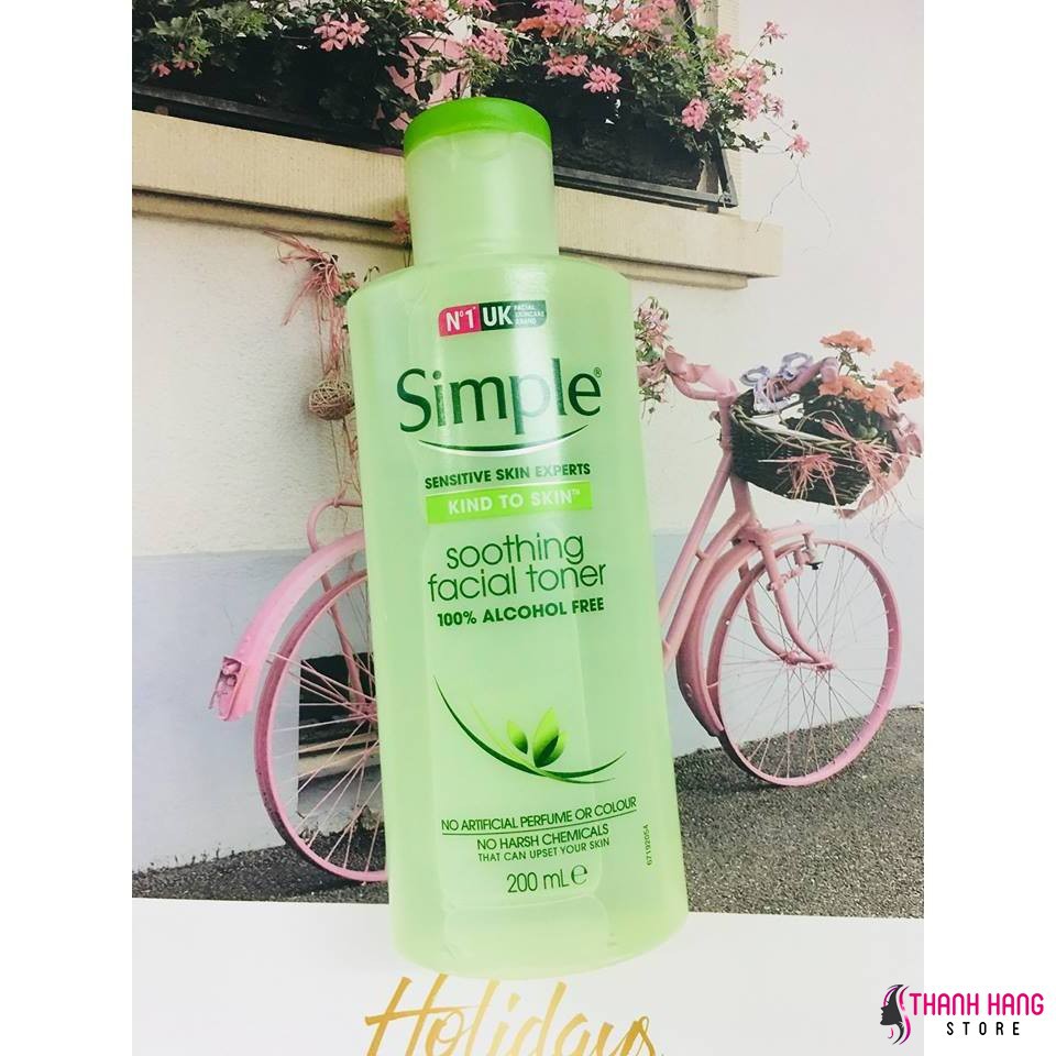 [có xuất bill] Nước Hoa Hồng Simple Kind To Skin 200mL | BigBuy360 - bigbuy360.vn