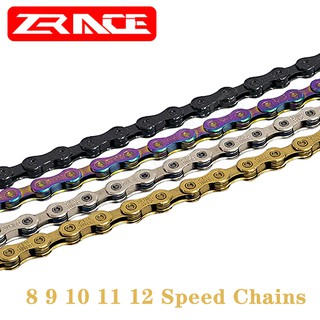 Dây xích xe đạp WALGUN 8 9 10 11 12 tốc độ màu neon bạc/vàng/đen dùng cho xe đạp leo núi