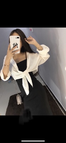 ÁO KHOÁC VOAN CỘT EO NHẸ NHÀNG DỄ PHỐI ĐỒ AB5