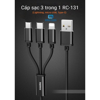 Cáp Đa Năng 3 Đầu Remax RC-131TH ( Micro USB-Type C )
