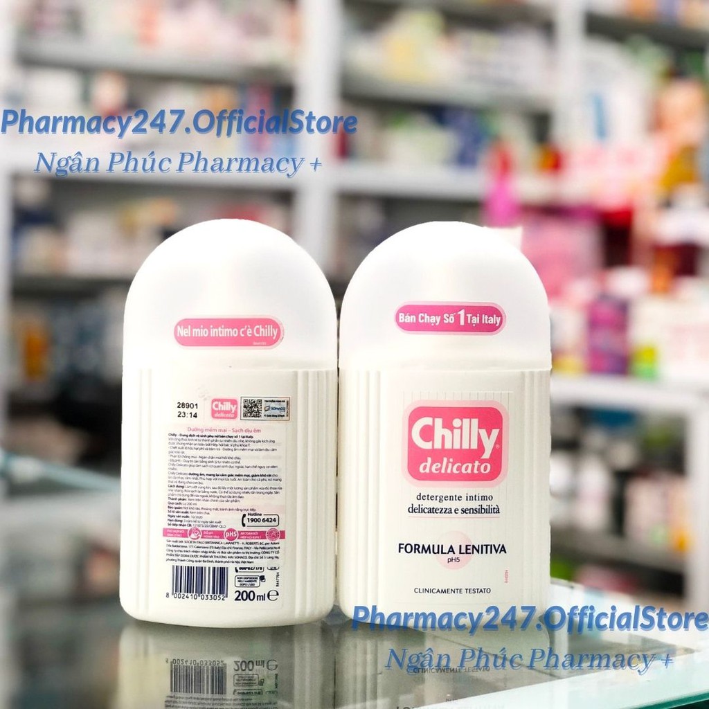DUNG DỊCH VỆ SINH CHILLY GEL CHILLY DELICATO PHÂN PHỐI TRỰC TIẾP BỞI SOHACO