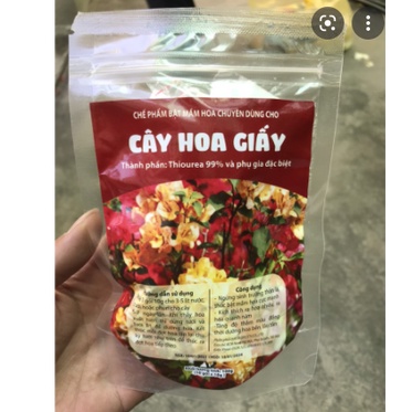 Phân bón kích hoa giấy - chuyên dùng cho Hoa giấy, hoa sứ, sử quân tử (100gram)