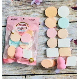 BỘ 13 BÔNG MÚT TRANG ĐIỂM KELI