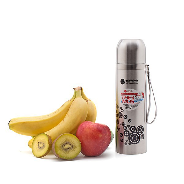 Bình giữ nhiệt ELMICH inox 304 500ml có dây sách H5 EL5458