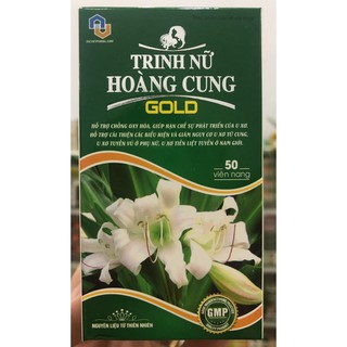 Trinh nữ hoàng cung gold (50 viên) hỗ trợ chống oxy hoá, giảm nguy cơ u xơ tử cung, u xơ tuyến vú, tiền liệt tuyến
