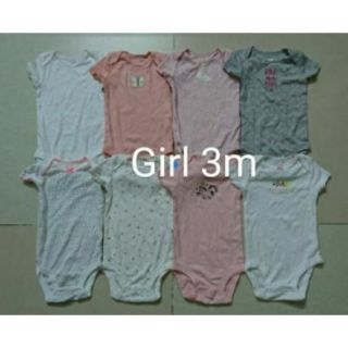 Combo 8 bộ áo liền quần bé gái