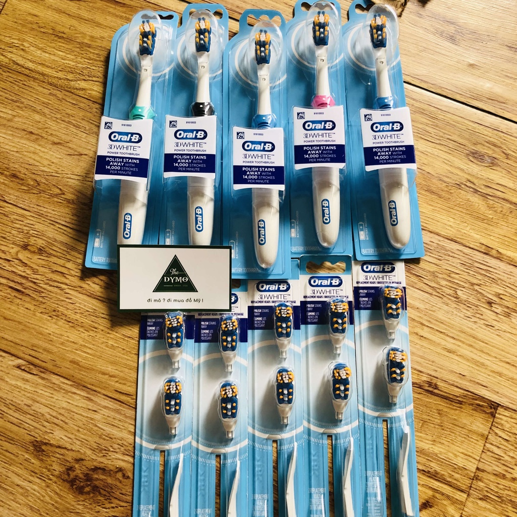 Bàn Chải Pin Oral-B 3D White 14000 Vòng/Phút | THE DYMO