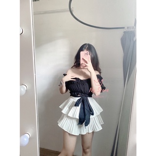 ÁO BẸT VAI CỘT EO