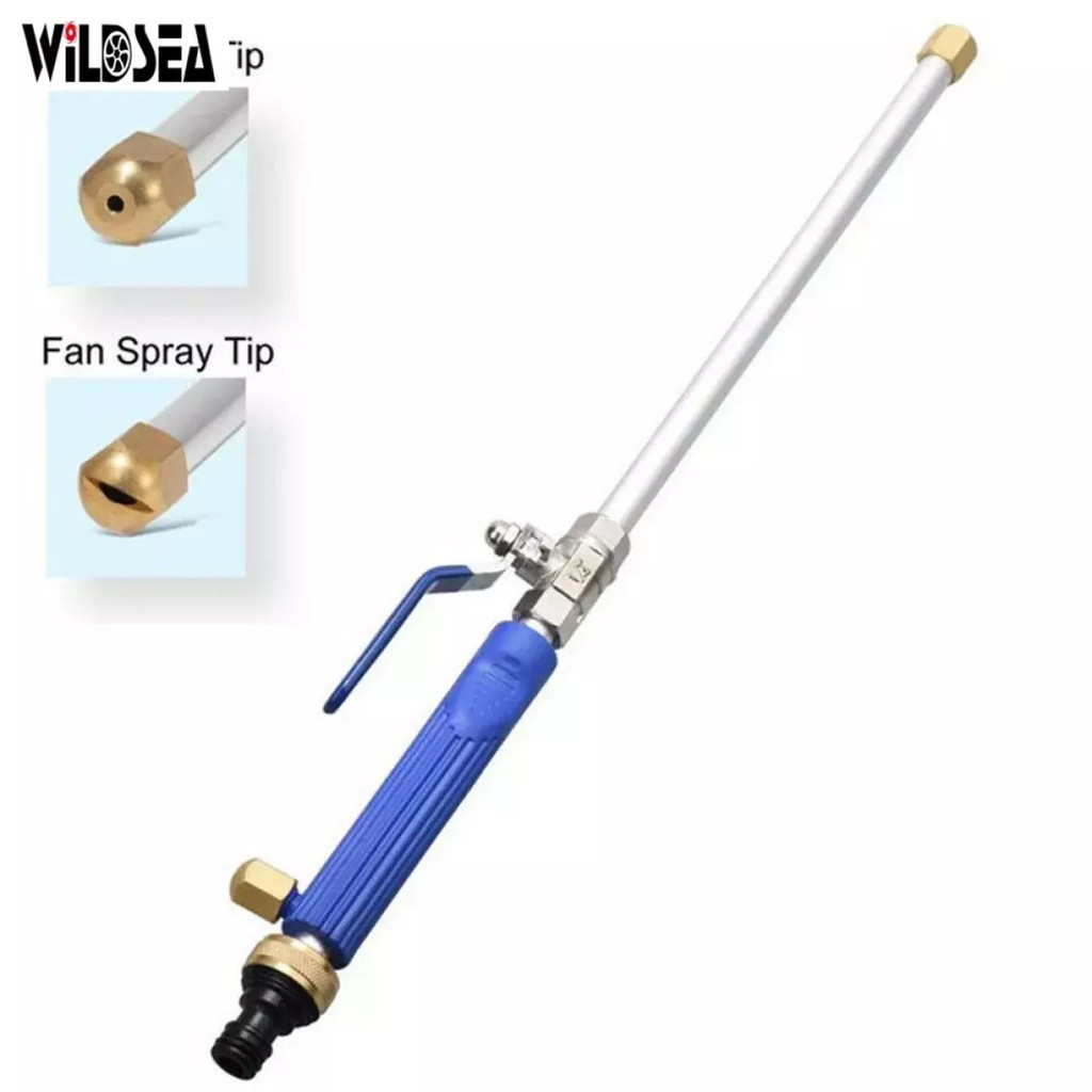 Súng xịt rửa tăng áp WATER JET, tưới cây, vệ sinh sân vườn, dụng cụ rửa xe cao cấp, có nút bấm tiện lợi