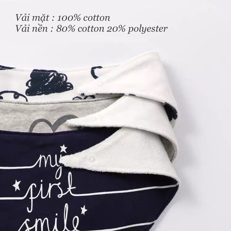 ĐƯỢC CHỌN MẪU - Set 3 Yếm Momcare 18 mẫu mới nhất