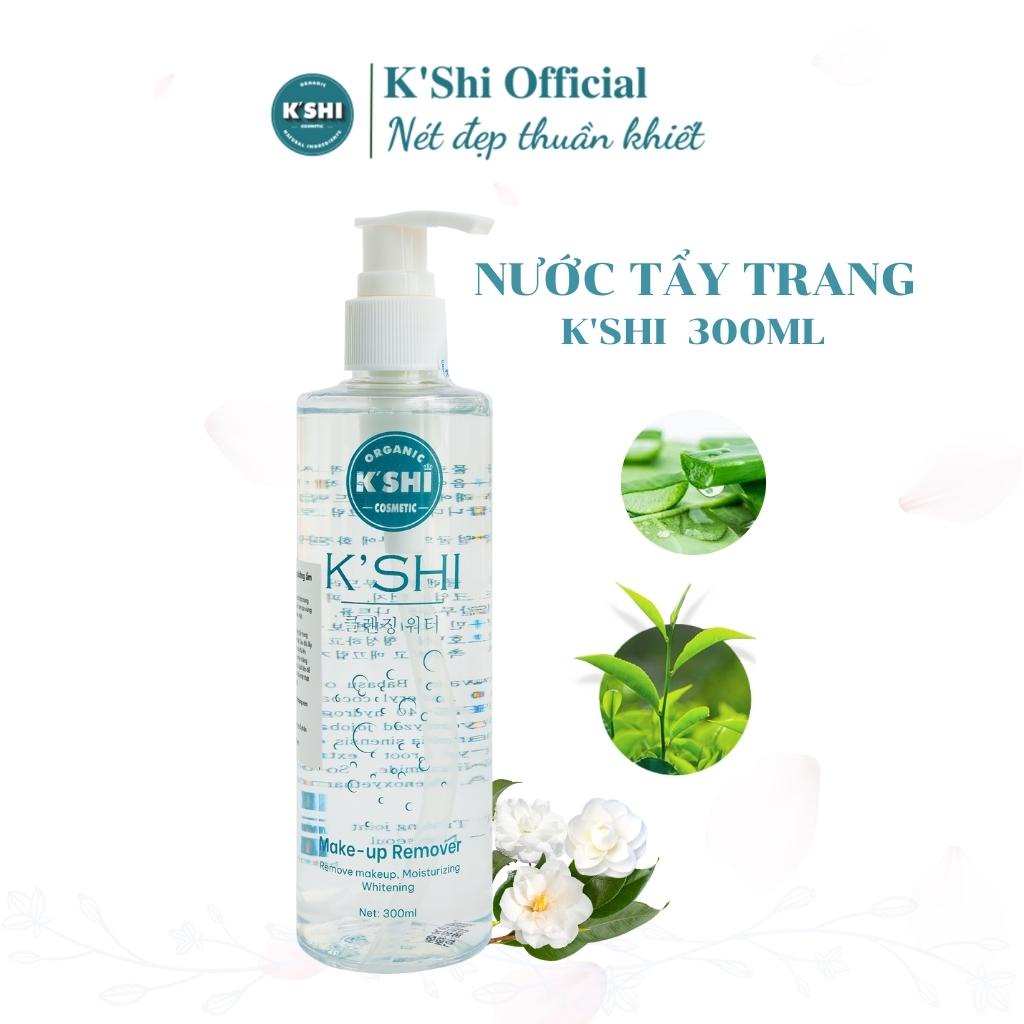 Nước Tẩy Trang K'shi, Tẩy Sạch Lớp Trang Điểm Và Dưỡng Ẩm Cho Da Phù Hợp Với Cả Da Nhạy Cảm 300ml Kshi