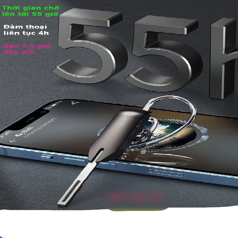 CHÍNH HÃNG  Tai nghe cao cấp Remax Double Mic, model: RB - T38, tự động kết nối Bluetooth 5.0 T38