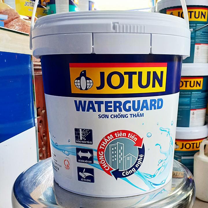 SƠN CHỐNG THẤM JOTUN WATERGUARD - SƠN CHỐNG THẤM LÊN TRỰC TIẾP BỀ MẶT TƯỜNG NGOÀI THÙNG 17 LÍT