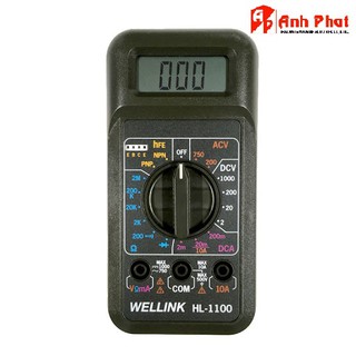    WELLINK HL-1100 CHÍNH HÃNG   Đồng hồ vạn năng hiện số điện tử WELLINK HL 1100   MADE IN TAIWAN   giá rẻ 