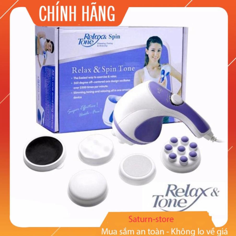 (Giá rẻ hủy diệt) -  Máy mát xa cầm tay Relax and Spin Tone nhỏ gọn chất liệu cao cấp giúp lưu thông tuần hoàn khí huyết