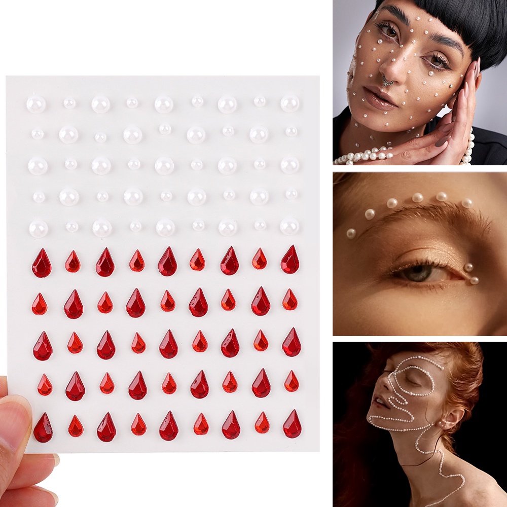 Đá Dán Trang Điểm Mắt / Mặt / Móng Tay Nghệ Thuật Tự Dính Thời Trang