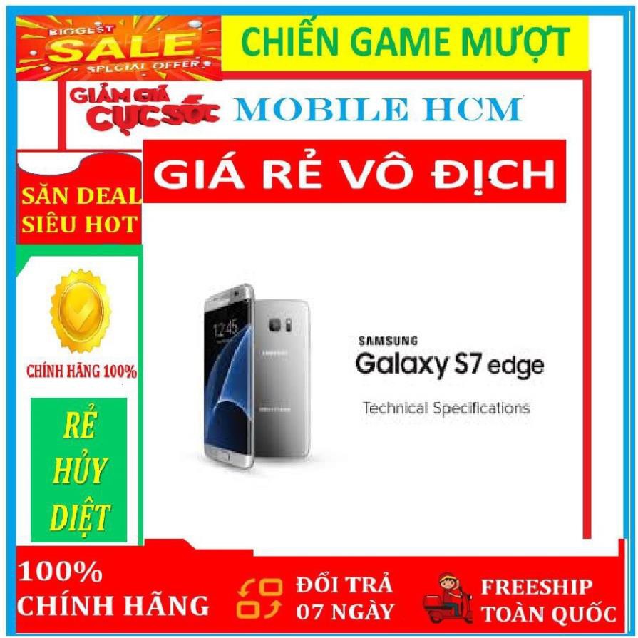 điện thoại Samsung Galaxy S7 Edge 2sim Bản Quốc tế ram 4G/32G mới, Đủ màu