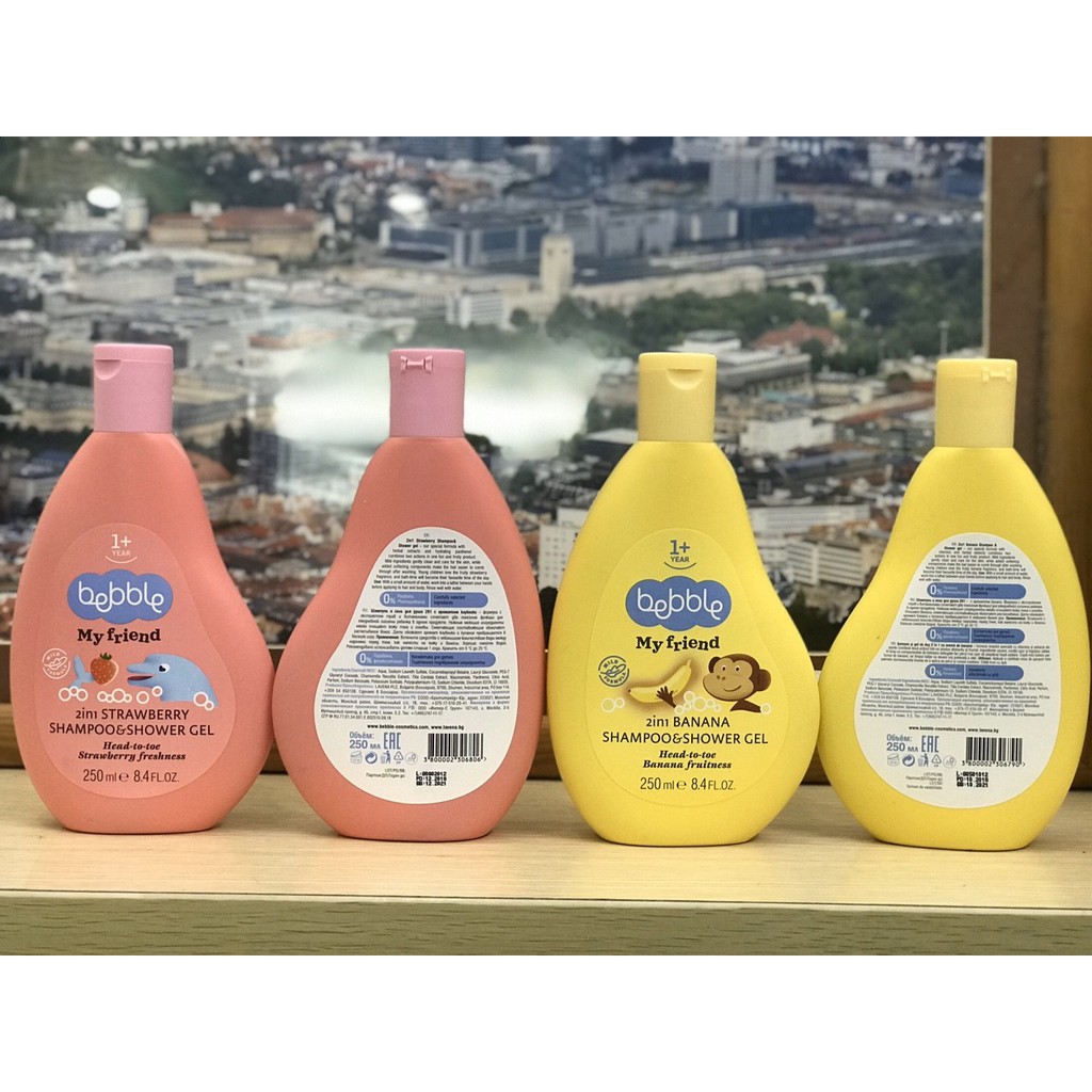 Sữa tắm gội trẻ em Bebble 250ml