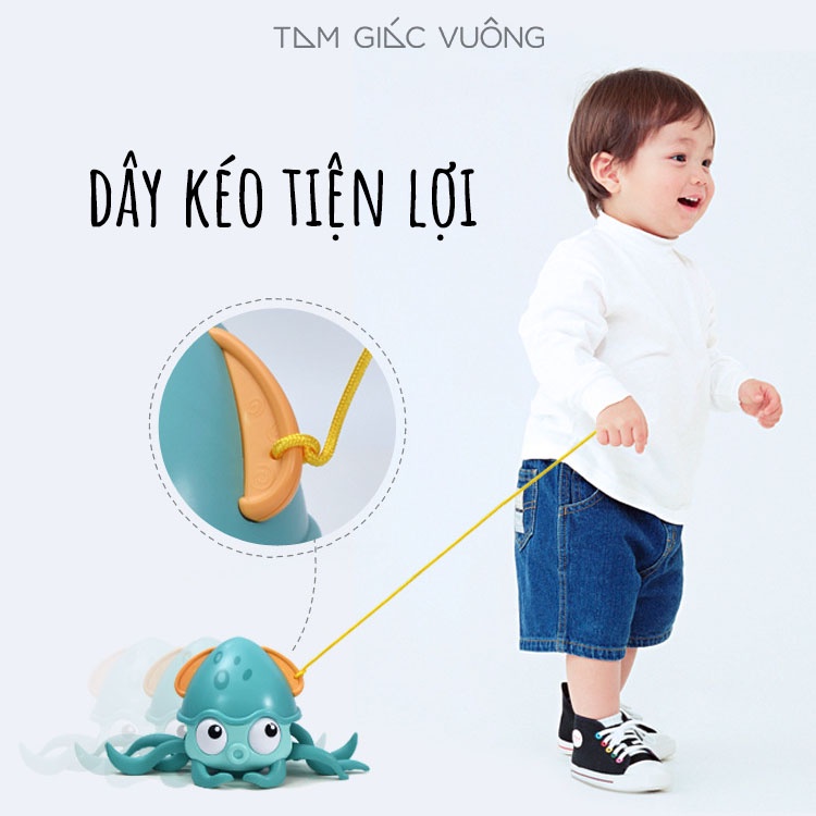 BẠCH TUỘC DỄ THƯƠNG Bơi Lội Trong Nước - Dắt Bộ Đi Chơi [Đồ Chơi Nhà Tắm Cho Bé]