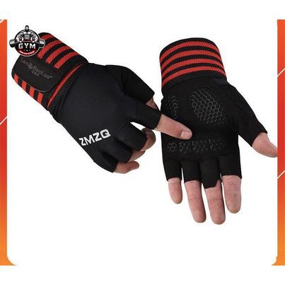 Găng Tay Tập Gym Nam Nữ có quấn cổ tay cao cấp chính hãng tập tạ đi phượt GCT-66