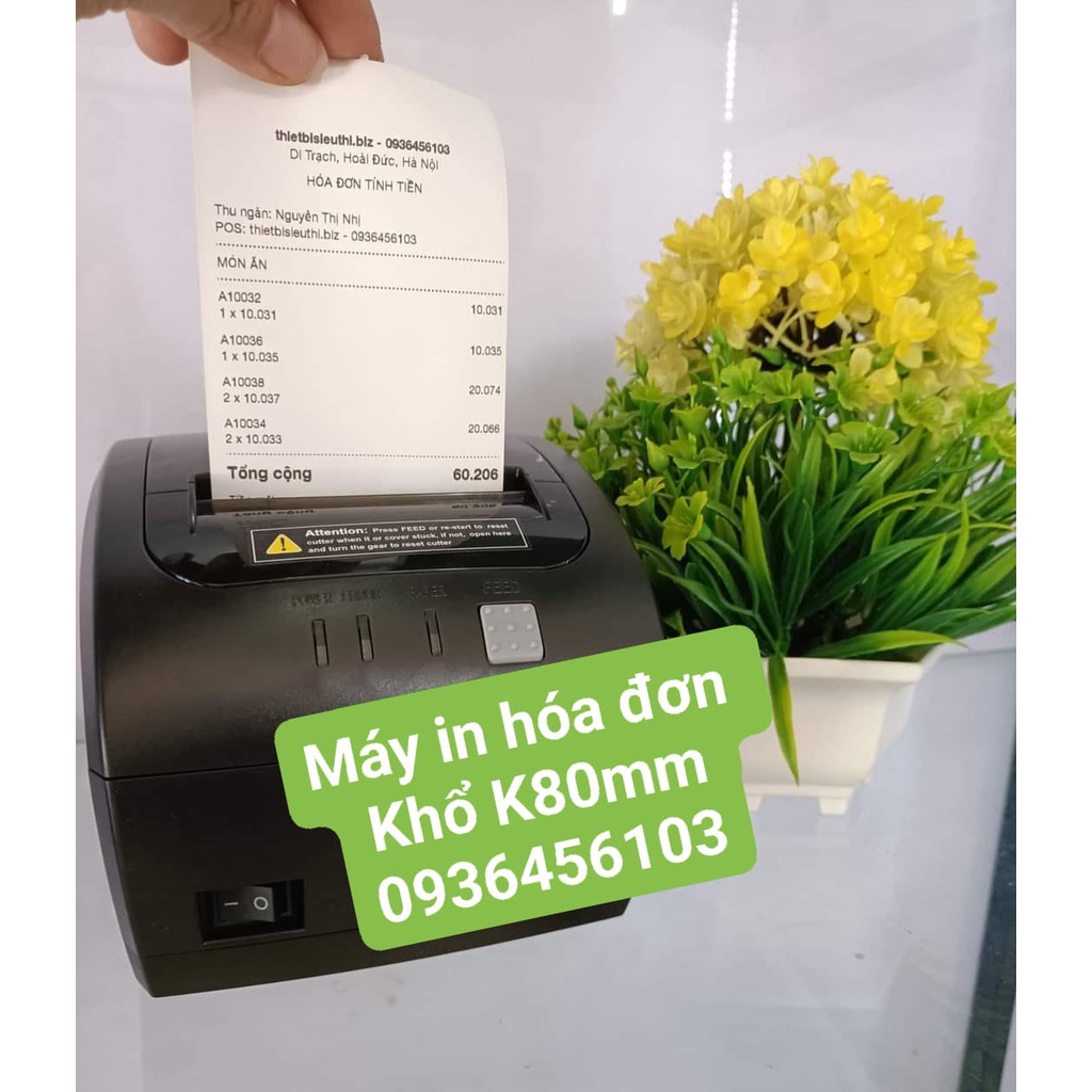 Bộ 4 thiết bị bán hàng cho Minimart, Tạp hóa, Shop thời trang
