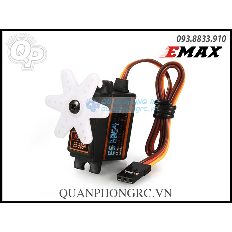 Động cơ servo EMAX ES3054 17g 3.5kg 0.13sec 23T Metal Gear Digital Servo