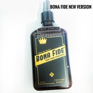 Xịt tạo phồng Bona Fide Texture Spray new version (vỏ đen)