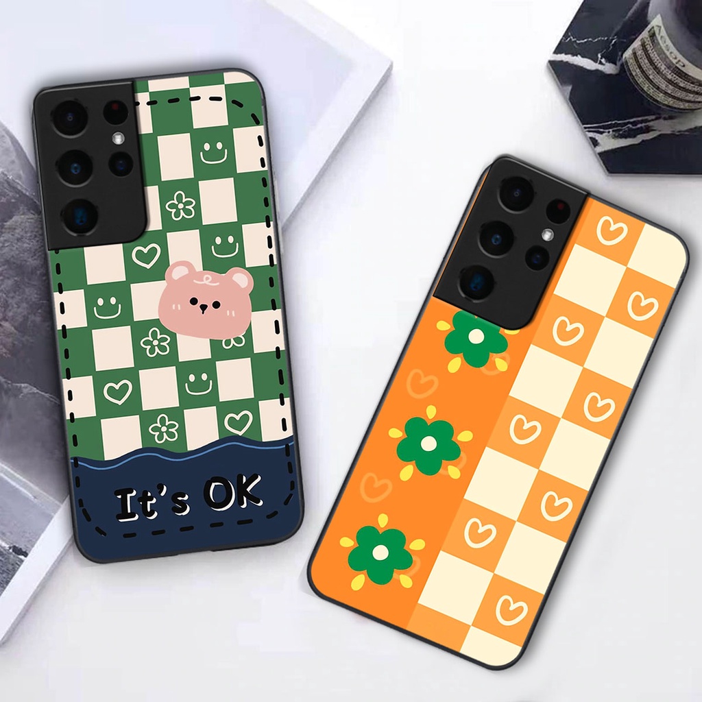 Ốp lưng Samsung S21 ULTRA happy day, gấu bear dễ thương - BỀN - ĐẸP -BAO GIÁ TOÀN THỊ TRƯỜNG