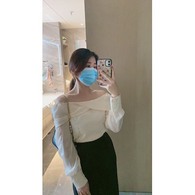 Sơ mi trễ vai cánh tiên cho các tiểu thư 🌿