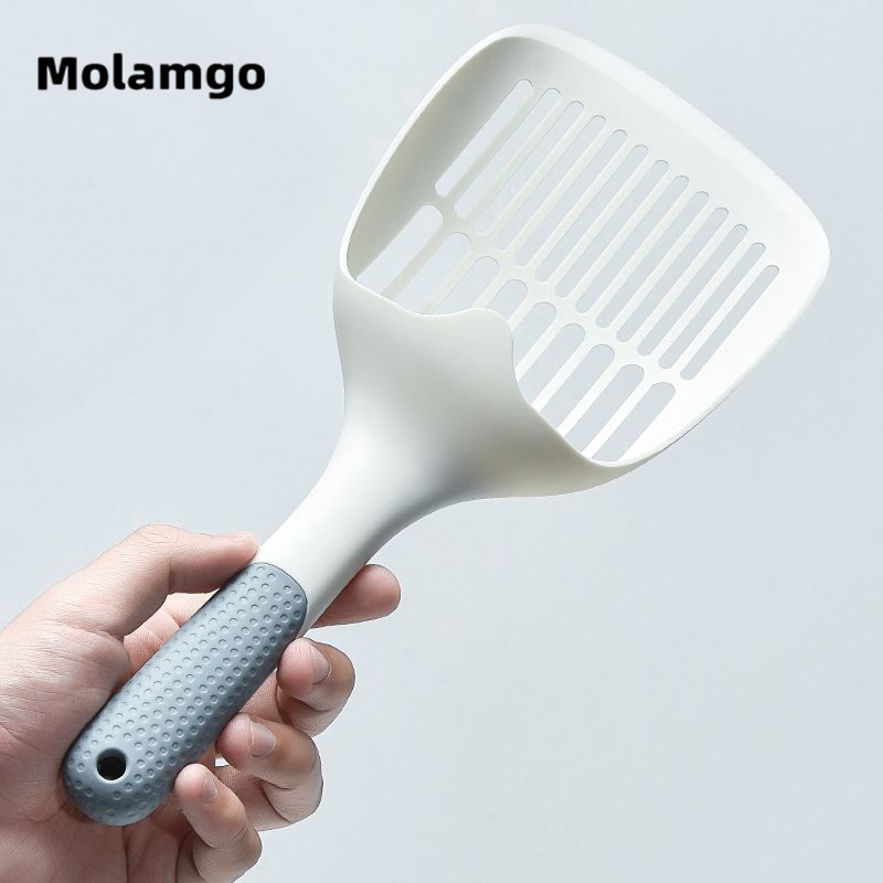 Tay cầm dài Cat Poop Xẻng Cát cho mèo ăn Bentonite Đậu phụ cho mèo