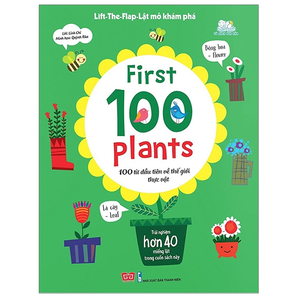 Sách - Lift-The-Flap-Lật Mở Khám Phá - First 100 Plants - 100 Từ Đầu Tiên Về Thế Giới Thực Vật (Tái Bản 2018)