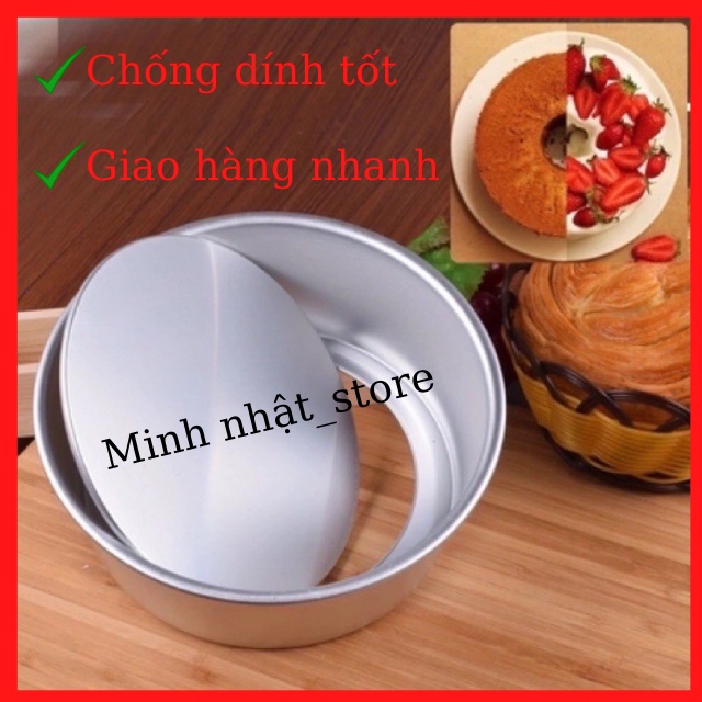 Khuôn Làm Bánh gato,Bông lan đế rời size 10/13/16/18/20/cm