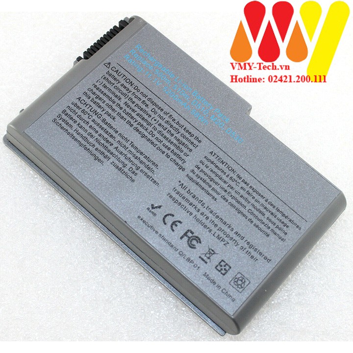 Pin Laptop DELL Latitude D500 D505 D510 D520 D530 D600 D610 PP11L M20 600M 500M