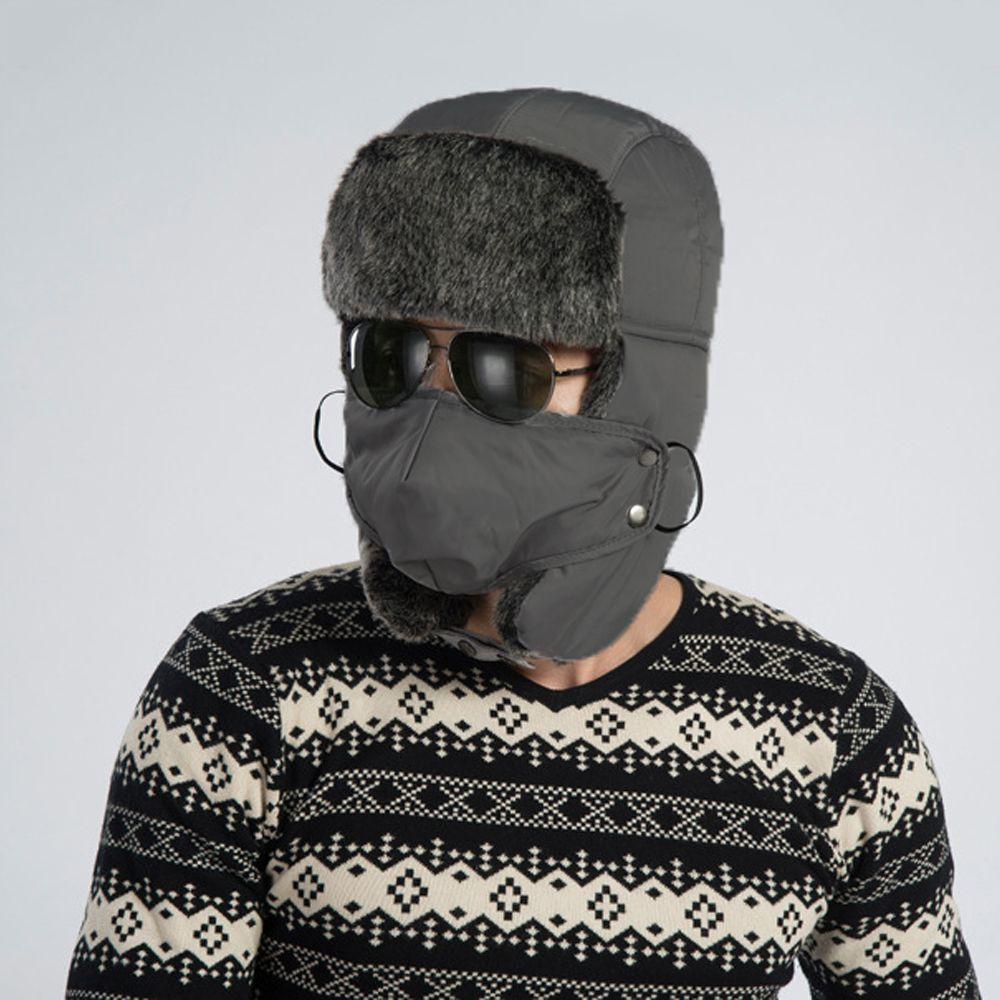 Mũ Trượt Tuyết Dày Dặn Giữ Ấm Mùa Đông