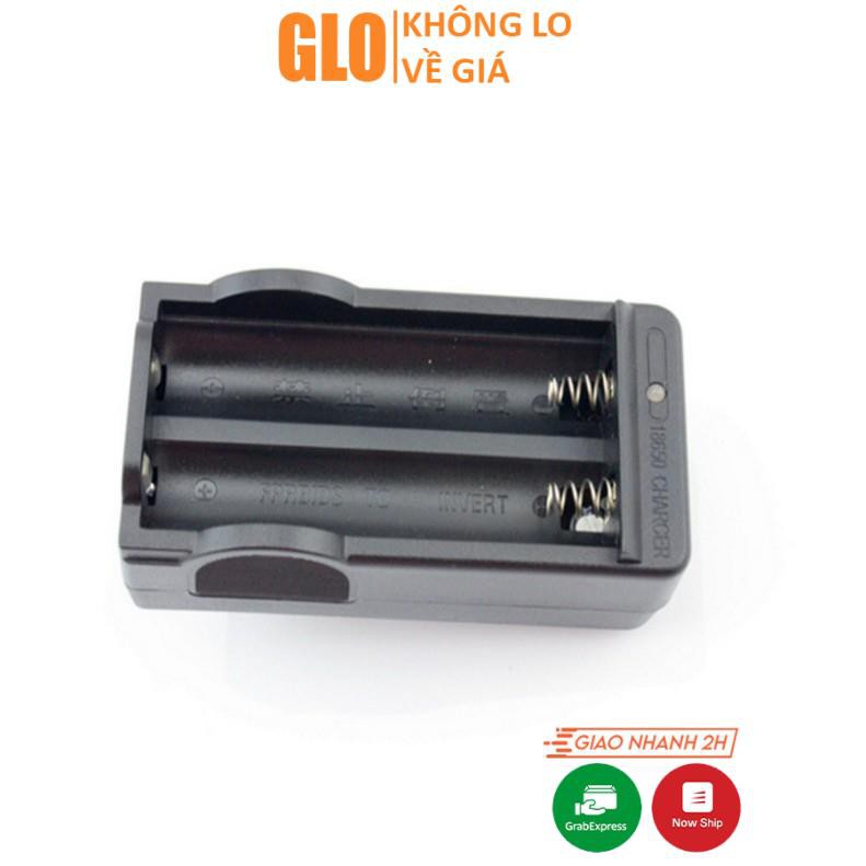 Bộ Đế Sạc Đôi Pin Lion 18650/16340/14500 Dùng Cho Đèn Pin, Quạt Sạc,...