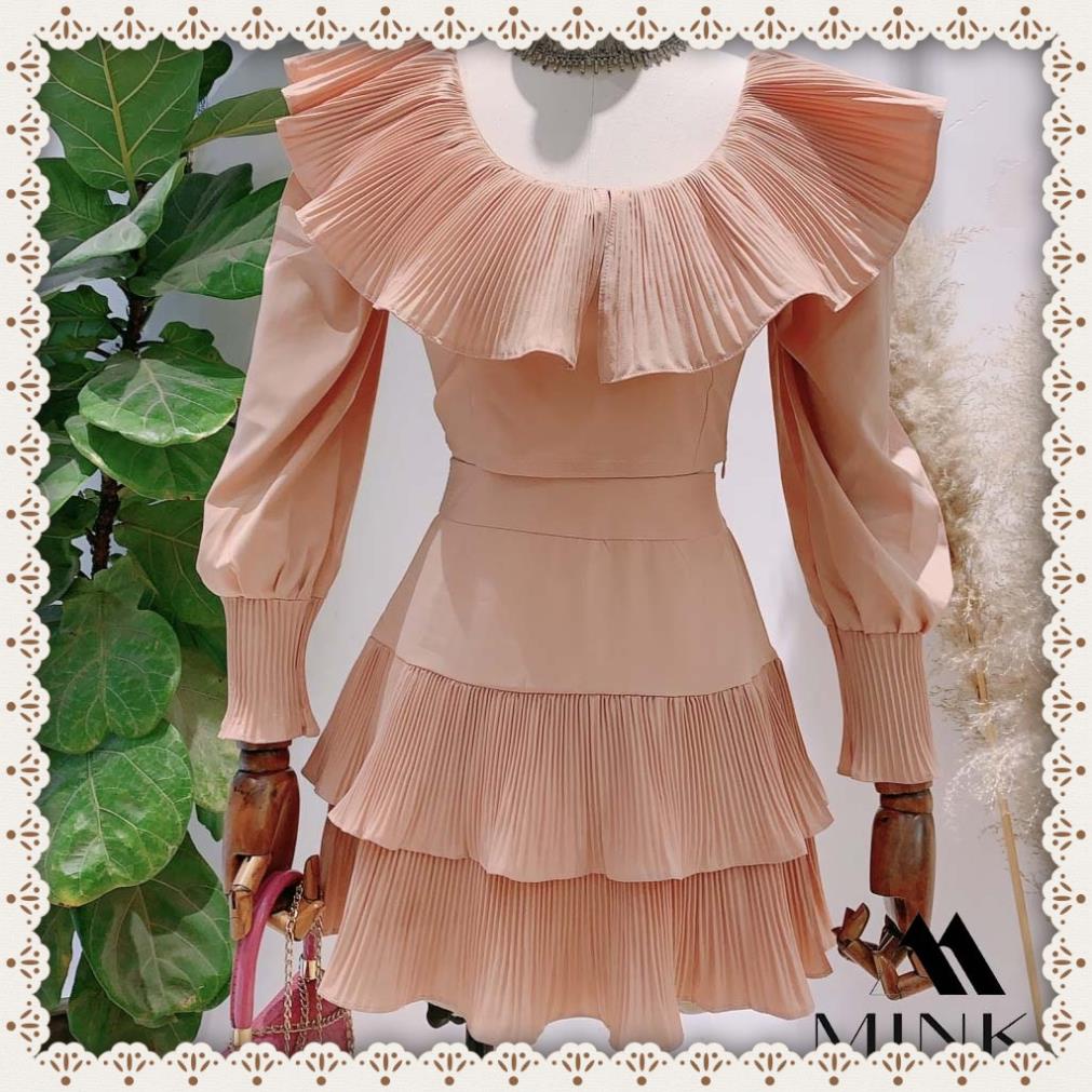 [TTTK] SET ÁO BÈO TRỄ VAI VÀ CHÂN VÁY TẦNG SIÊU HOT - CHẤT LIỆU CAO CẤP - MÀU TRẮNG/ HỒNG/ NUDE | BigBuy360 - bigbuy360.vn