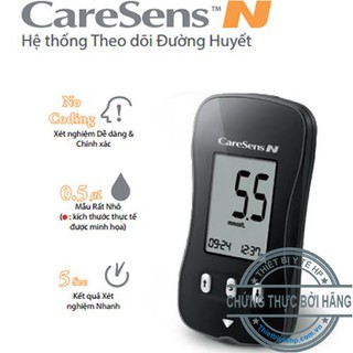 [ BH TRỌN ĐỜI ] Máy đo đường huyết Caresen ( Caresen N)