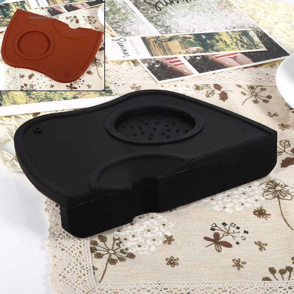1X Coffee Mat Espresso Latte Art Pen Tamper Tamping Rest Holder Pad Safe Kitchen
